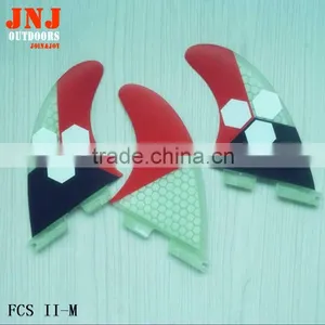 Perfect Quality FCS II M G5 Fins With Carbon Fiber Honey Comb Material for Surfing FCS 002 Size M thumbnail-1