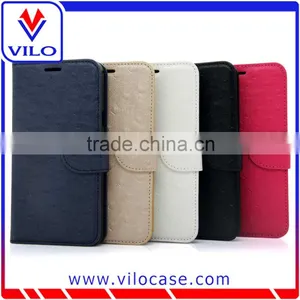 Buckle Card Slot Leather Flip Case for Samsung Note 5 thumbnail-1