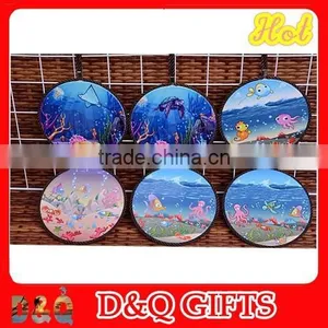 2015 New Design Beach Souvenir Ceramic Pan Coaster thumbnail-4