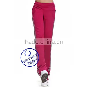 Custom Wholesale High Quality Cotton Polyeater Women Yoga Pants thumbnail-3