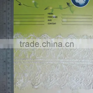 Jacquard New Nylon Yard Lace Trmming Beautiful Flower and Repand for Garment-APN3778Y-11cm thumbnail-1