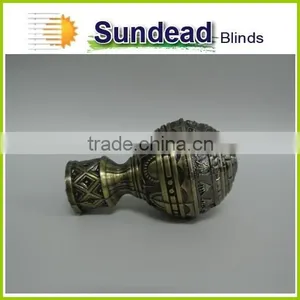 Stainless Steel Iron Chrome Alum Crystal Copper Satin Curtain Pole Curtain Accessory Wholesale Curtain thumbnail-4