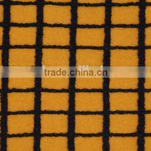 Bright Yellow Checks Jacquard Wool Acrylic Blend Fabric for Coat thumbnail-2