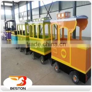 Outdoor Amusement Rides Tourist Road Trackless Train for Sale Adults and Kids thumbnail-6