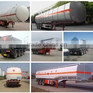 Hot Sale Low Price High Quality 40m3 50m3 60m3 Oil Tank Semi Trailer for Sale Quality Choice thumbnail-1