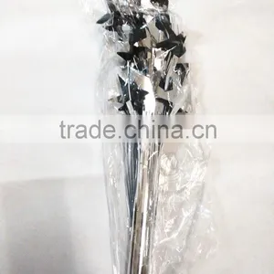 40cm High PET Silver Five-pointed Star Tree National Day Centerpiece Decoration thumbnail-4