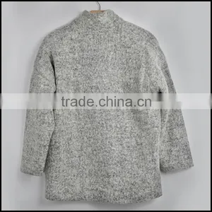 Oem Wholesale Cheap Custom Fashion Women Coat No Zipper Hoodie Parka Overcoat Jacket thumbnail-6