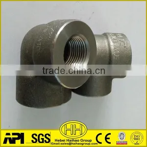 Haihao 1/2 Inch 3000LBS ASTM A105 Threaded Pipe 90 Degree Elbows thumbnail-1