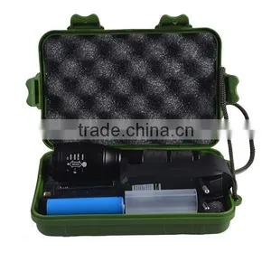 E17 XM-L T6 2000 Lumen Zoomable and Waterproof LED Flashlight Quality Choice thumbnail-6