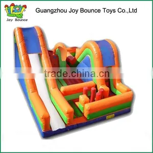 Outdoor Obstacle Playground Most Popular Inflatable Obstacle With Giant Slide thumbnail-1