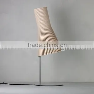UL Listed Chrome Finish Mini Desk Lamp With Plate Base And Linen Shade For Hotel T30058 thumbnail-1
