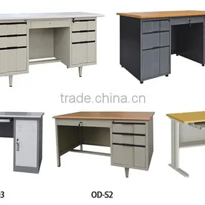 Simple Design Fashion Hot Sale Stainless Steel Home Office Computer Desk thumbnail-6