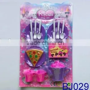 Mini Breakfast Stove Kitchen Appliance Play Food Toy Set for Kids thumbnail-4