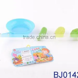 Preschool Education Toy Food and Pan Cooking Play Set thumbnail-4
