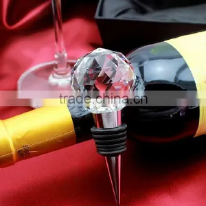 Wholesale Ball Shaped Crystal Wine Stoppers for Party Decoration thumbnail-2