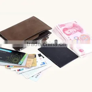 High Quality Durable New Arrival Heavy Duty Genuine Leather Wallet With Money Clip thumbnail-6