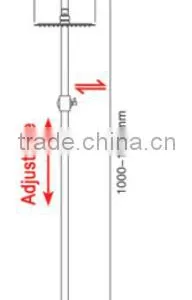 JWS-139 High Quality Rainfall Shower Head Set/ Shower Column thumbnail-2