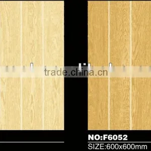 600x600mm Made in China Building Non-slip Rustic Tile Wood Flooring thumbnail-1