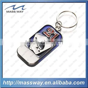 Promotional Funny Transparent Soft Enamel Custom Metal Keyring thumbnail-2
