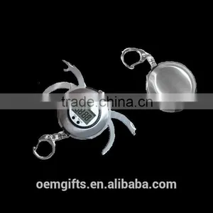 Hot Metal Key Chain With Clock and Led Torch thumbnail-1