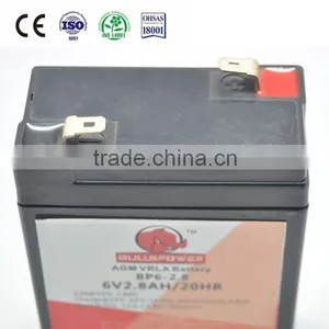 Copper/Lead Alloy 6V 2.8ah 3.3ah Agm Battery China 12v Medical Battery thumbnail-3