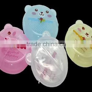Animal Design Sliding Opening Round Box With Two Ears 2 Cells thumbnail-6