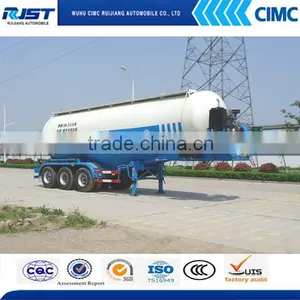 28-60CBM Bulk Powder Tanker Trailer Bulk Cement Tankers For Sale thumbnail-2
