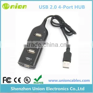 HIGH SPEED 4 PORT USB 2.0 FOR LAPTOP PC MINI HUB thumbnail-1