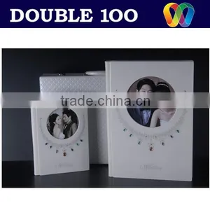 Hot Sale 12"*18"Korea Crystal Wedding Photo Album thumbnail-1