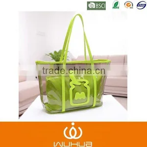 Print Feeder Pattern Transparent Crystal PVC Bag in Bag/beach Bag for Summer thumbnail-1