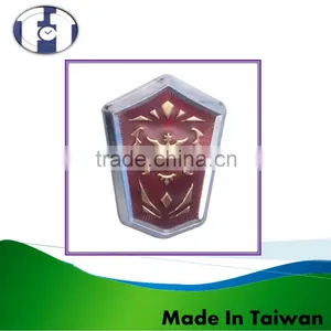 Promotional Car Aluminum Royal Purple Ruby Funny Stick Epoxy Sticker thumbnail-4