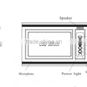 7 Inch High-strength Tempering Glass 2.4ghz Digital Long Range Multi Apartment Wireless Video Door Phone Intercom thumbnail-5