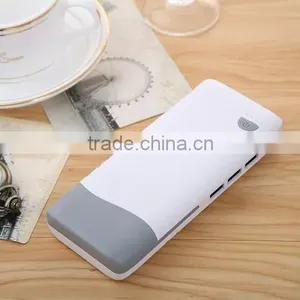 12000mAh FashionableTriple USB Out With Table Lamp Portable Power Bank thumbnail-3