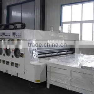 Semi Automatic Printing and Slotting Die Cutting for Carton Box thumbnail-2