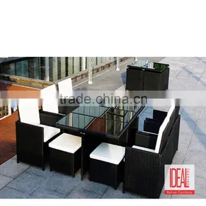 Modern Classic Hotel .restaurant .banquet. Home Rattan Wicker Furniture Set thumbnail-4