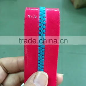 8#pvc Bag With Plastic Zipper Custom Teeth Open End Auto Lock thumbnail-3