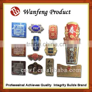 Hot-Selling Fashion Custom Best Metal Wine Label With Free Sample thumbnail-2
