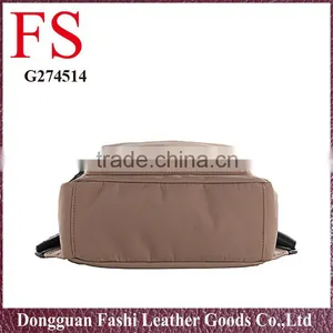 2016 New Design Vintage Style Best Nylon Brown Big Backpacks Bags Unisex thumbnail-6