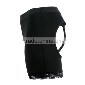 S-SHAPER Women Compression Shorts Thigh Shapers Butt Lifter Cotton Lining With Lace Enhance Buttocks Slimming Shorts Drop Inches thumbnail-3
