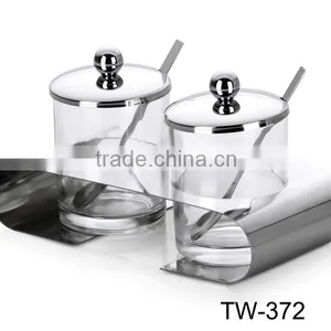Stainless Steel Cruet Stand Set thumbnail-1