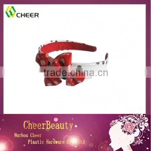 Bow Hair Band Wide Plastic Girls Headbands thumbnail-1
