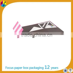 Custom Nice Folding Paper Packaging Purple Hat Boxes thumbnail-5