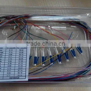 LC Single-mode 12core 1.5m High Ferrule Colorful Fiber Optic Bundle Pigtail thumbnail-4