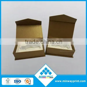 New Design Rigid Cardboard Book Box With White EVA Foam Insert Can be Customized thumbnail-1