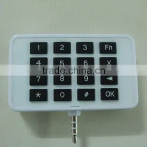 Encrypted Mobile Magnetic and IC Chip Smart Card Reader With Pinpad and Bluetooth thumbnail-3