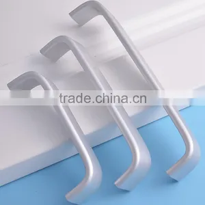 Competitive Price Aluminum Alloy White Used Cupboard Bedroom Style Zamak Door Drawer Handle Furniture Hardware Accessories thumbnail-2