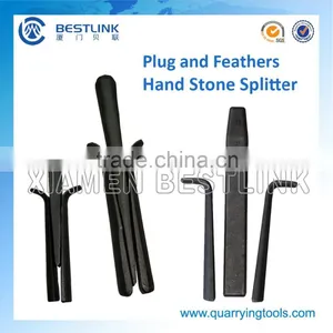 Quarry Stone Manpower Splitting Plug and Feathers thumbnail-1