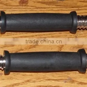 Threaded Dumbell Bar With Rubber Handle thumbnail-1