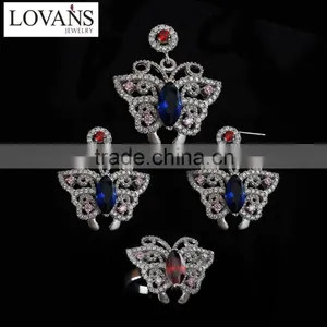 925 Silver Jewelry Set Party Decoration Enameled Silver Jewelry Designs TZ-0252 thumbnail-6