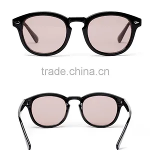 Hot Selling Colorful Lens Full Frame Polarized Wooden Sunglasses for Women thumbnail-3